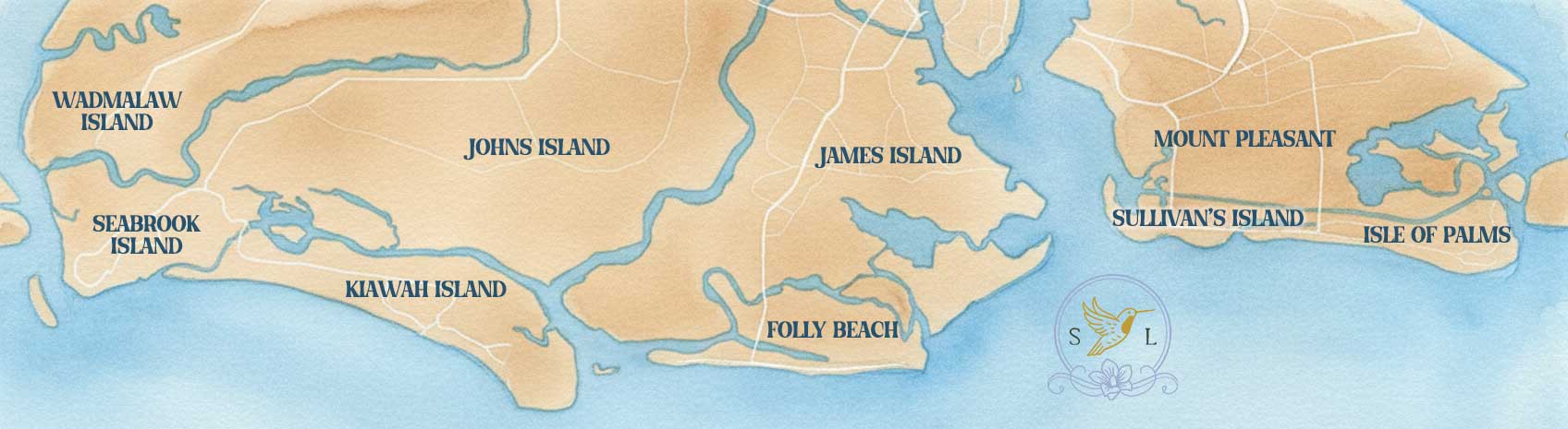 Map showing the service area of Southern Legacy Landscape Group.