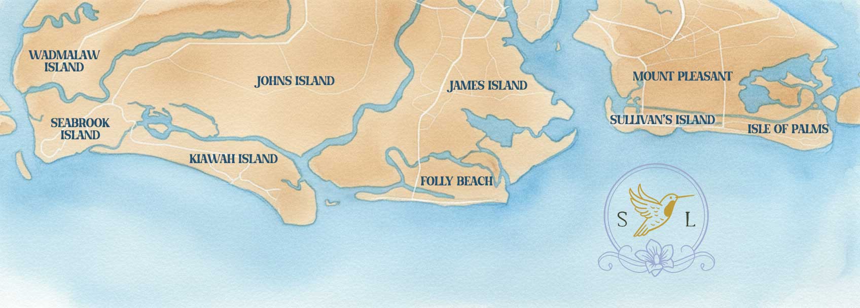 Map showing the service area of Southern Legacy Landscape Group.